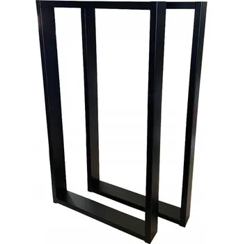 Jídelní stůl Noha ke stolu Drewik kovová obdélníková 40x72 cm 2 ks