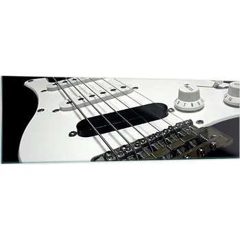 Obraz Velký skleněný obraz do obýváku XXL 160x50 hudba moderní fotoobraz obrazy