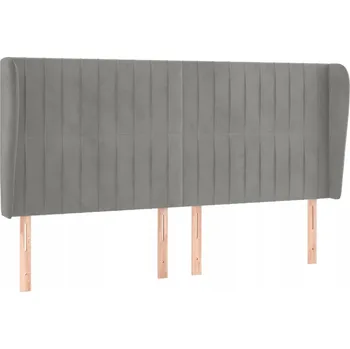 Čelo postele Uszak 203x118 cm, světle šedá