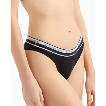 Kalhotky Dámské brazilky Emporio Armani 163337 4R227 černé černá S