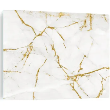 Varná deska Tvrzené sklo na indukční desku - mramor bílý