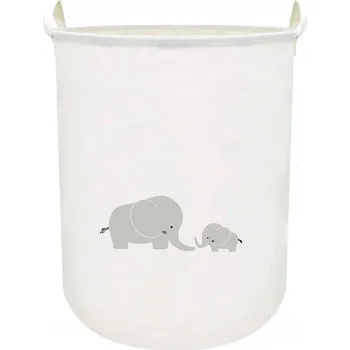 Úložný box KOŠ NA HRAČKY, ÚLOŽNÝ BOX NA PRÁDLO S UŠIMA (D002)