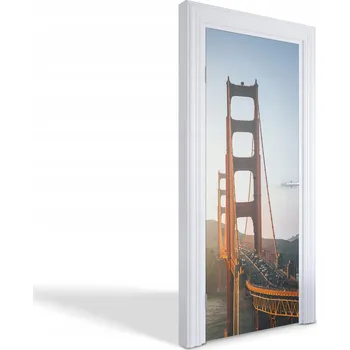 Fototapeta Samolepící dekorace nálepka na dveře Most Golden Gate 75x205 cm