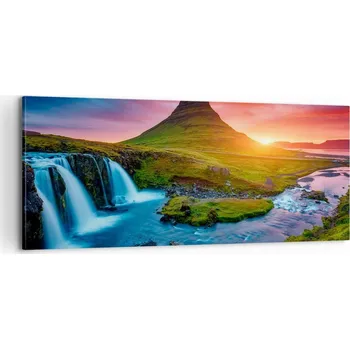 Obraz Foto obraz na plátně 100x40 krajina obývací pokoj ložnice na zeď velký