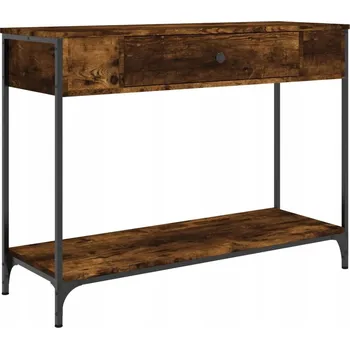 Konferenční stolek Konzolový stolek dub 100x34,5x75 cm