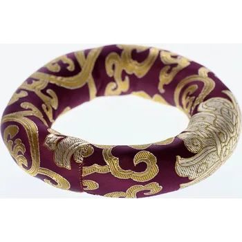 Perkuse Polštářek pod tibetskou mísu ø 14 cm fialový (vhodný na mísu o průměru 18–20 cm)