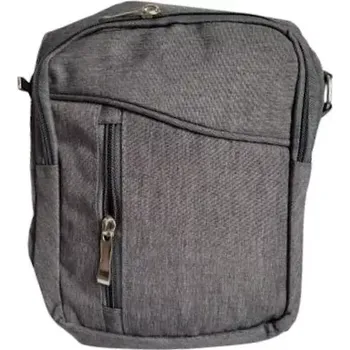 Pánská taška přes rameno z nylonu, šedá barva, menší velikost, nastavitelný popruh, moderní design | Cooltovka.cz