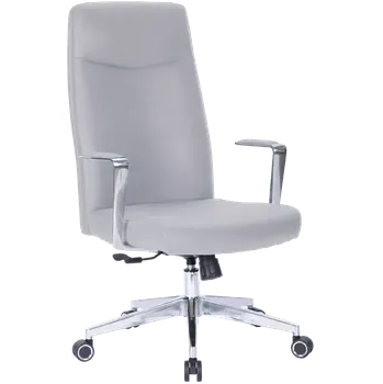 Křeslo MEDI PURE, kancelářské křeslo, silikonová kůže MEDI SL šedá