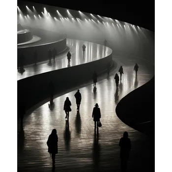 Plakát Plakát Paprsky ve Stínu bez rámu 40 x 50 cm