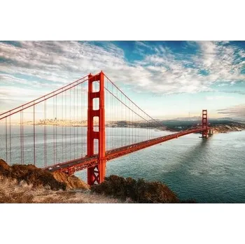 Obraz Cedule USA Bridge Golden Gate 30 x 20 cm Kov Specifikace: kovová Retro cedule sloužící jako dekorace nebo dárek. Cedule jsou vynikající dárek pro vtipné potěšení nebo zkrášlení interiéru osobního nebo komerčního prostoru. Motiv: Golden Gate