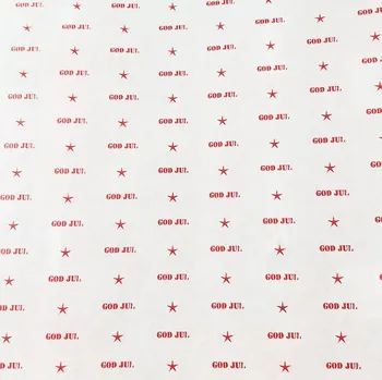 Obraz Vánoční balicí papír bílý s nápisy 57cm x 20m (20m83)