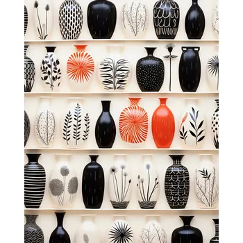 Plakát Plakát Hliněná Harmonie bez rámu 40 x 50 cm