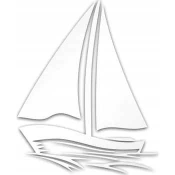 Viditelná reflexní nálepka na auto - PLACHETNICE