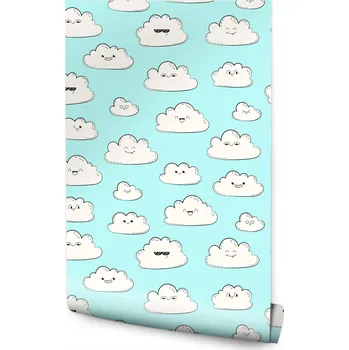 Tapeta Tapeta na zeď do dětského pokoje obláčky nebe