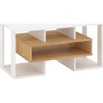 Konferenční stolek Slevadoma Konferenční stolek MALAHIT Barva: dub tacho + bílá