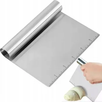 Kuchyňská stěrka STĚRKA ŠPACHTLE KRÁJEČ NA TĚSTO A DORT MÁSLA