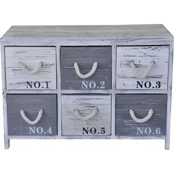 Komoda Komoda Bettina 71 x 32 x 50 cm bílá