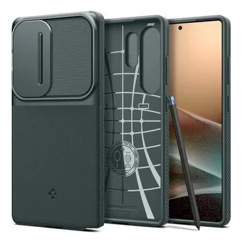 Spigen Optik Armor, abyss green - Samsung Galaxy S25 Ultra