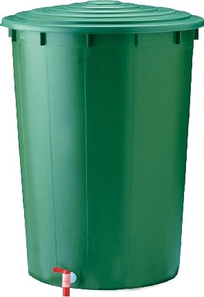 Sud na dešť.vodu 200l plastový, s kohoutkem + víko