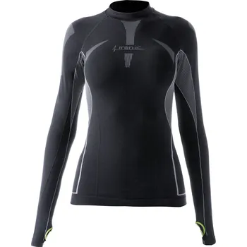 Iron-ic Dámské termo triko s dlouhým rukávem do nízkých teplot Barva: Black, Velikost: M/L