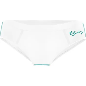 Dámské funkční sportovní kalhotky CORAL bílá Bamboo Ultra - Azurová / XS