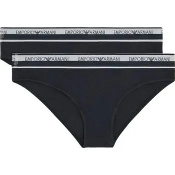 Kalhotky Dámské kalhotky Emporio Armani 163334 4R227 modré 2 KUSY modrá S