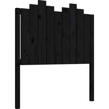 Čelo dřevěné borovicové černé 96x4x110 cm