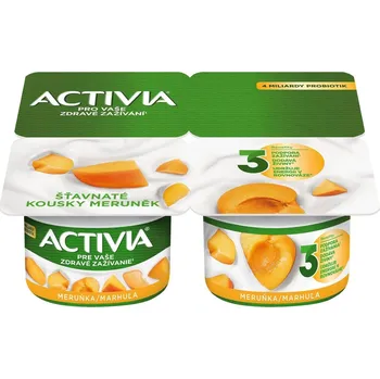 Activia Probiotický jogurt meruňka 4×120 g