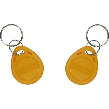 Přívěsek Na Klíče TAG RFID Unikátní 125kHz T5577 EM4305 programovatelná žlutá 10 kusů