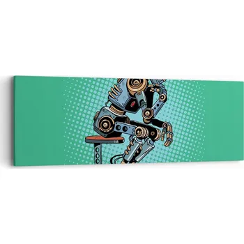 Obraz Obraz na plátně do obývacího pokoje ložnice 90x30 abstrakce foto obrazy na zeď