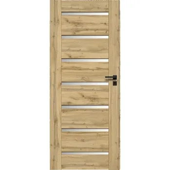 Stavební výplň Interiérové dveře Torino 7*7 70L dub wotan 385