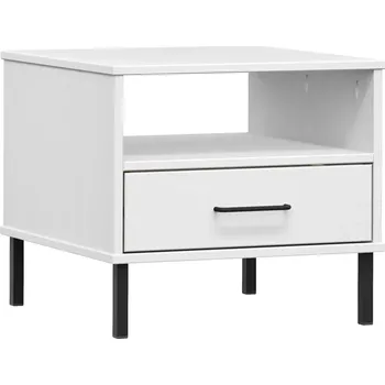 Noční stolek Noční stolek Oslo 50x50x45 cm bílý