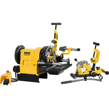 Rems Magnum 4000 L-T, 1/2 - 4" Závitořezný stroj pro trubkové a šroubové závity 380444 (Rems 380444 Závitořezný stroj pro trubkové závity (1 /16) ½ – 4", 16 – 63 mm, šroubové závity (6) 18 – 60 mm, ½ – 2")