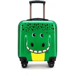 LAMER Dětský skořepinový kufr Krokodýl 3D