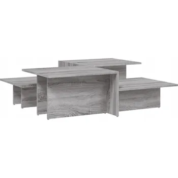 Konferenční stolek Konferenční stolky šedý dub sonoma 111,5x50x33 cm