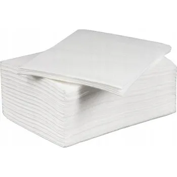 Utěrka Ručníky z netkané textilie na jedno použití kadeřnické 100 kusů 70x50 cm bílé