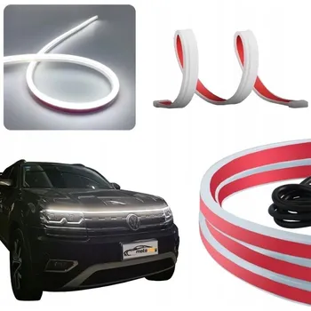 Denní svícení Denní světla pod kapotu 60cm DRL LED 12V + WOW