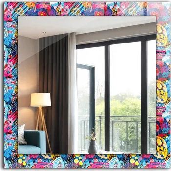 Zrcadlo Zrcadlo Coloray nástěnné čtverec 600 x 600 mm