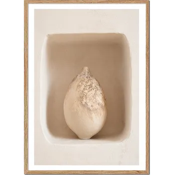 Obraz OBRAZ PLAKÁT V RÁMU 73x53cm béžový Asie JAPANDI JAPONSKO minimalismus P2406