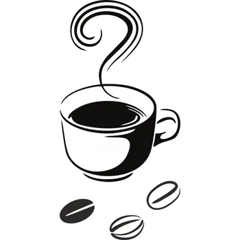 Obraz Samolepka na stěnu Drukant W-K039_100 šálek 100x50 cm