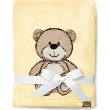 Dětská deka Be Mammy Dětská deka s 3D motivem Mazlíček dárek svátky 76x102 BE-168