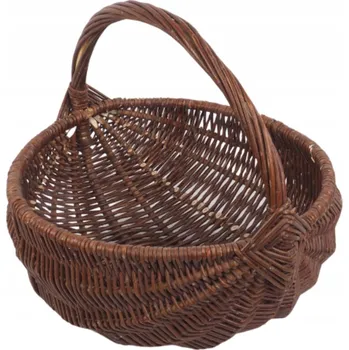Košík na ovoce proutěný hnědý