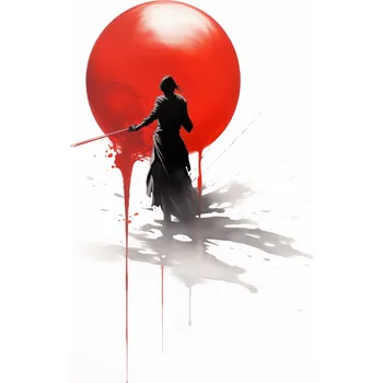 Plakát Plakát Osamělý Samuraj bez rámu 61 x 90,5 cm