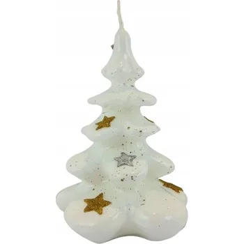 Svíčka Tradiční parafinová svíčka bez vůně Adpal 1 ks