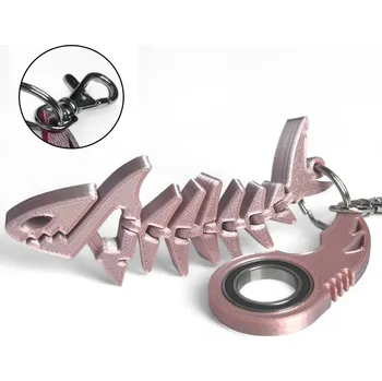 Keyrambit NOVÝ MODEL žralok TikTok + DÁREK karabina přívěsek na klíče keyspinner