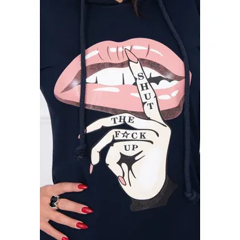 Dámské šaty Dámské šaty K-Fashion s potiskem a delšími zády, UNI i519_14559-U