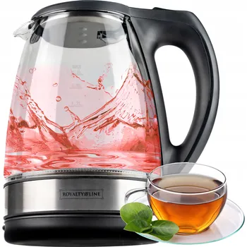 Rychlovarná konvice Elektrická konvice Royalty Line GWK 2200 W 1,7 l průhledná (bezbarvá)