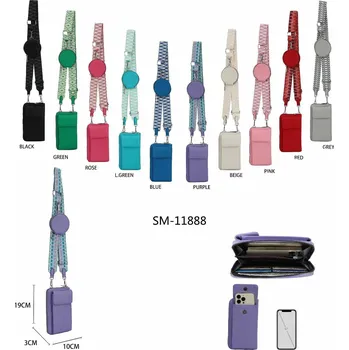 Peněženka Peněženka-kabelka na mobil+klíčenka Eslee 11888-2 barva: modrá královská