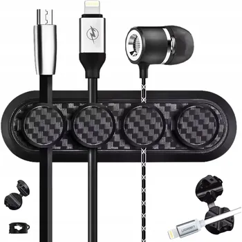 ORGANIZÉR NA KABELY A VODIČE K PSACÍMU STOLU MAGNETICKÝ DRŽÁK VEDENÍ SVORKA