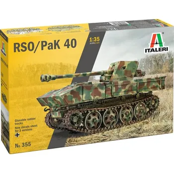 Plastikový model 7,5 cm RSO with PAK40 (Italeri 1:35)